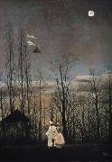 Henri Rousseau A Carnival Evening oil on canvas